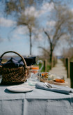 Serviette de Table Bleu Abysse