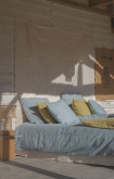 Housse de Couette Bleu Abysse