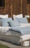 Taie d'Oreiller Bleu Abysse
