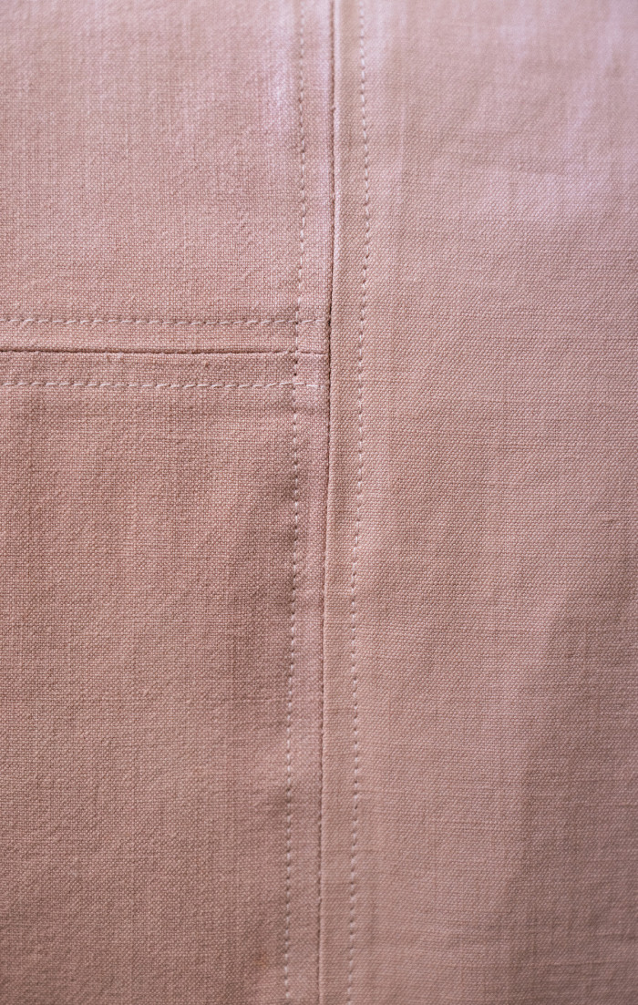 Housse de couette rose upcyclée en métis